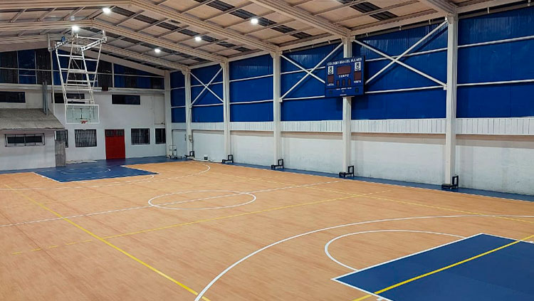 Piso Indoor Colegio Manuel Bulnes